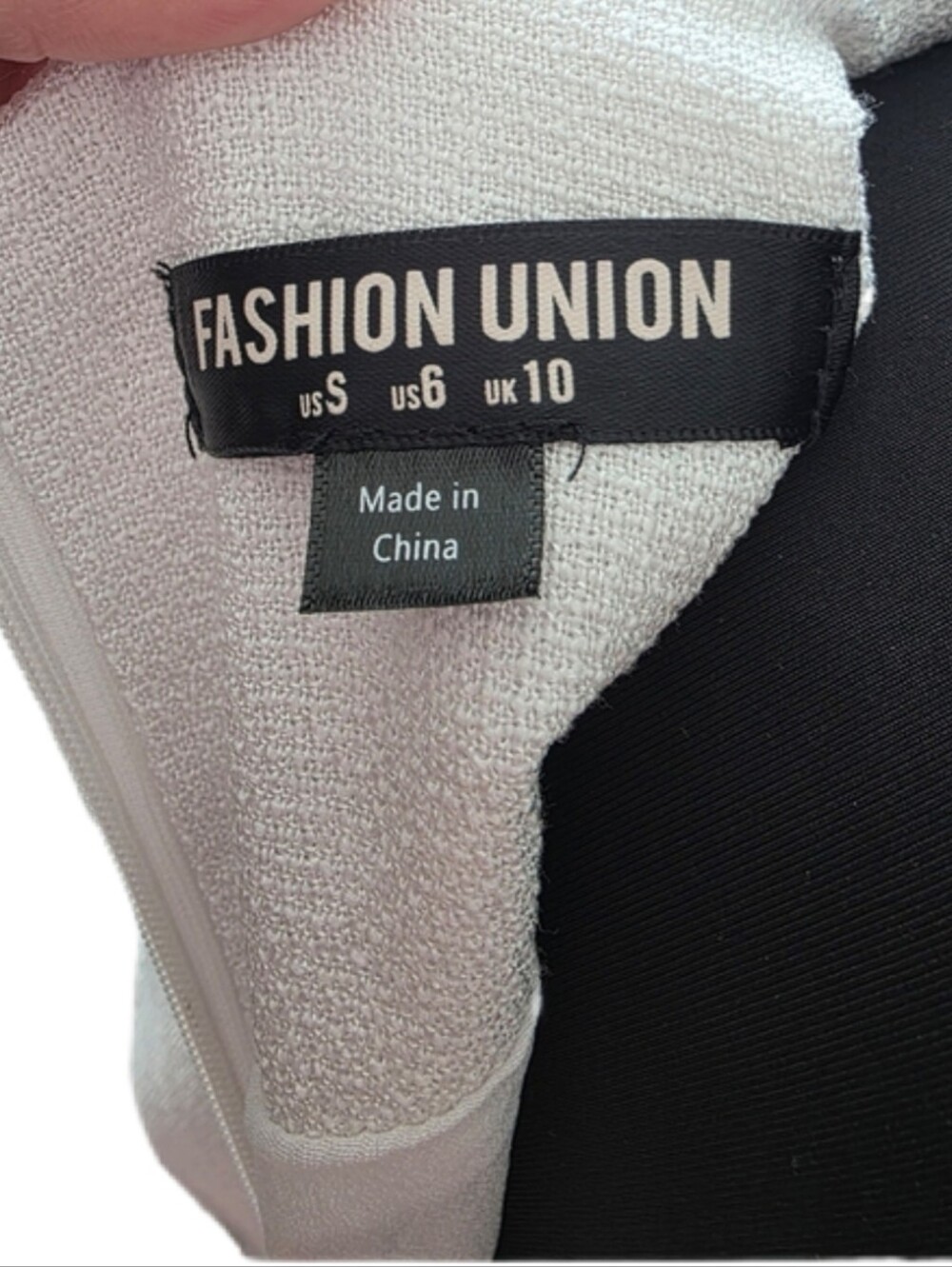 Fashion Union White Sleeveless Fringe-Hem Tank - Picture 2 of 2